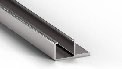 Edelstahl-C15V-Profil, 2m