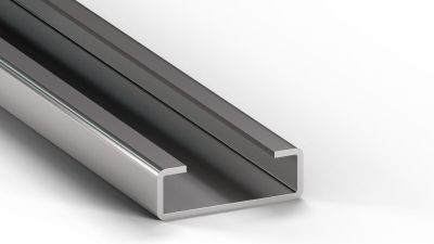 Edelstahl-C12-Profil, 2m